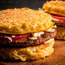 3. Pasta Burger 3. Pasta Burger