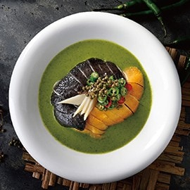 椒麻青醬鴛鴦雞