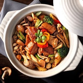 噴香八味菇雞菇雞