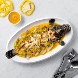 黃椒披金海上鮮