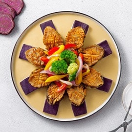 紫心花開一口鮑