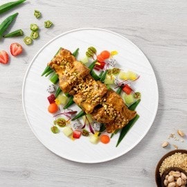 五彩珍果金肋排