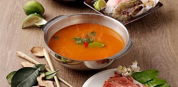 泰式酸辣鍋的酸、辣滋味刺激味蕾,令人食指大動。 泰式酸辣鍋的酸、辣滋味刺激味蕾,令人食指大動。
