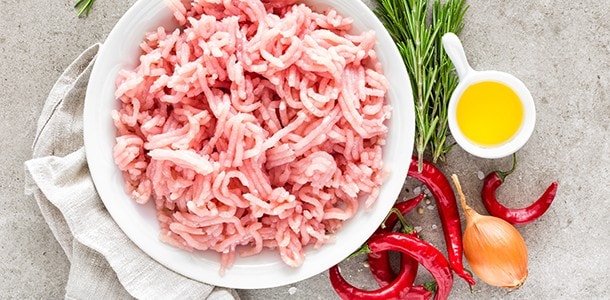製作絞肉的完美肥瘦比例為7(瘦肉):3(肥肉) 製作絞肉的完美肥瘦比例為7(瘦肉):3(肥肉)