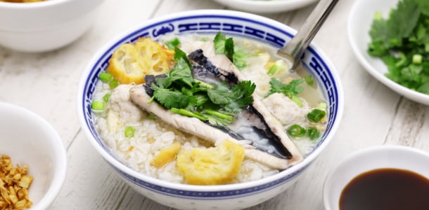 台灣市場粥品種類多元，虱目魚粥是常見於中南部的粥品
