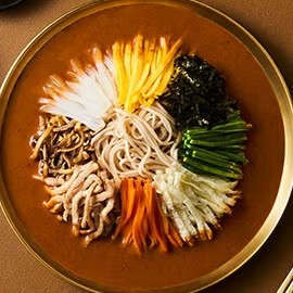 韓風紅湯七彩冷麵