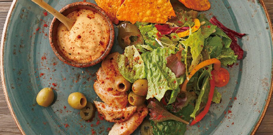 每週大廚上菜：墨西哥雞肉脆餅沙拉