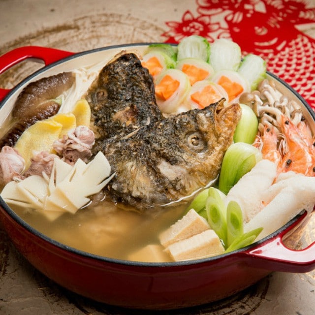 每週大廚上菜:珍品八寶魚頭鍋 每週大廚上菜:珍品八寶魚頭鍋