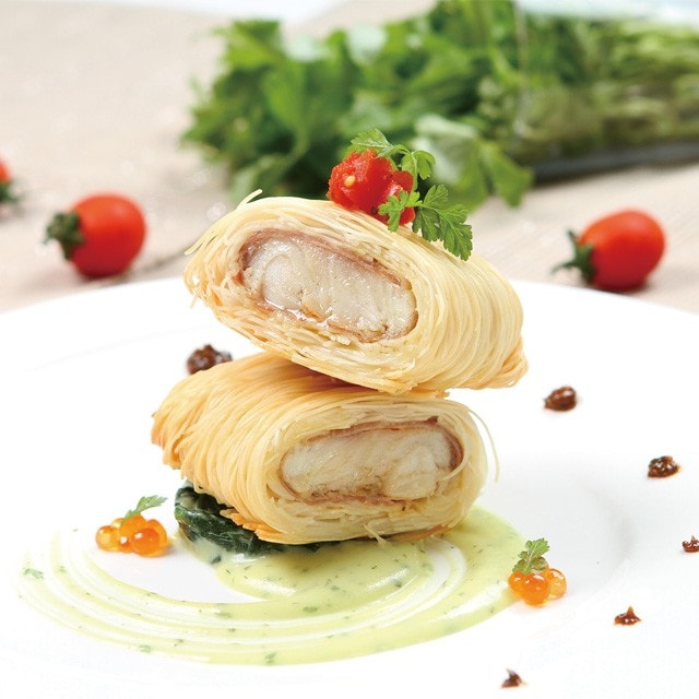 每週大廚上菜:蠶絲石斑魚佐菠菜香草醬 每週大廚上菜:蠶絲石斑魚佐菠菜香草醬