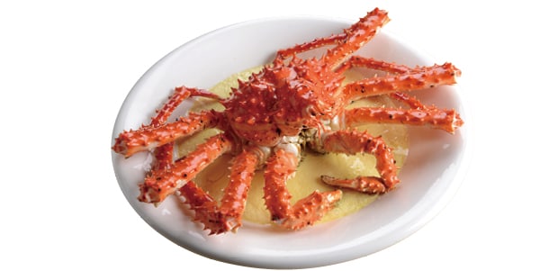 螃蟹料理示範1. 燉蛋白帝王蟹 螃蟹料理示範1. 燉蛋白帝王蟹