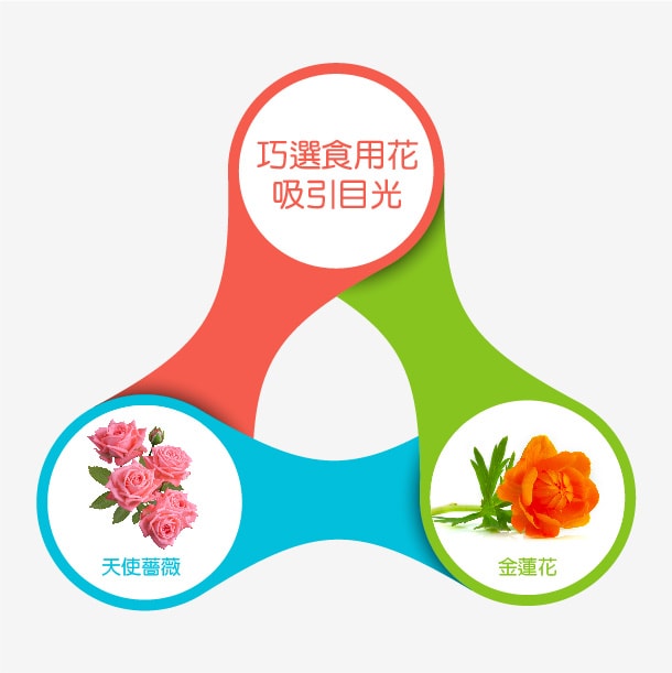 巧選食用花吸引目光:金蓮花、天使薔薇 巧選食用花吸引目光:金蓮花、天使薔薇