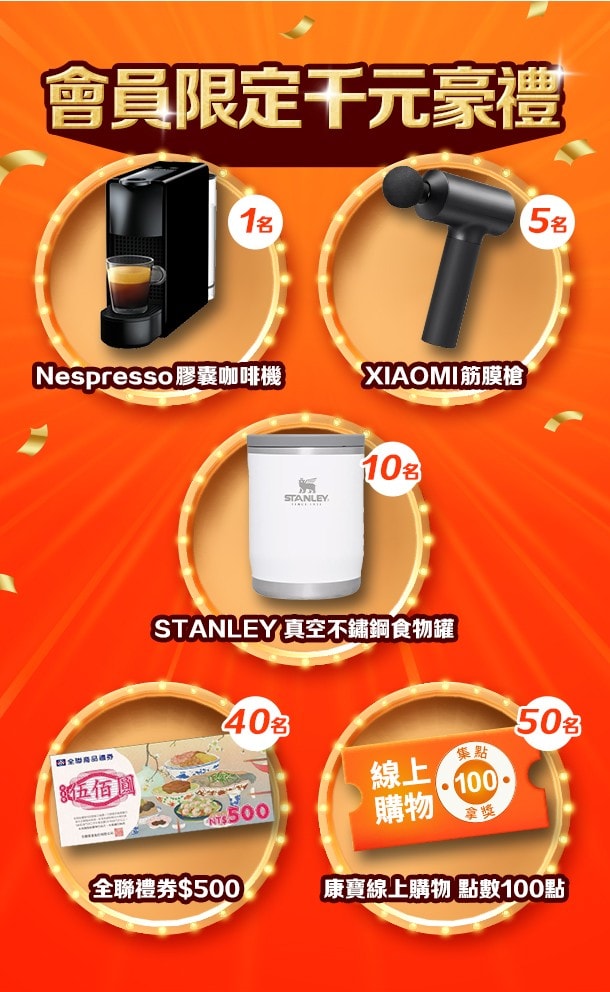 「幸運大廚,輪到你了!輪盤轉轉樂」好禮 「幸運大廚,輪到你了!輪盤轉轉樂」好禮