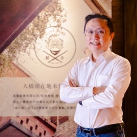 「稻舍食館」負責人葉守倫 「稻舍食館」負責人葉守倫