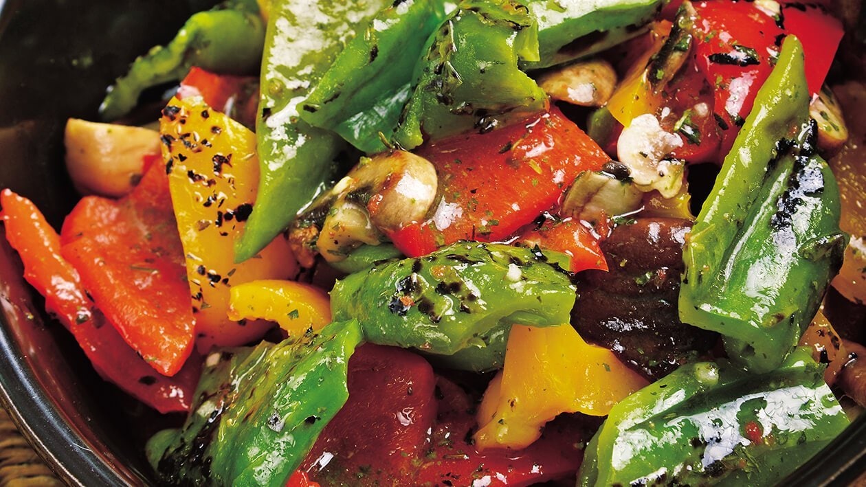 烤彩椒雜菌沙拉 食譜詳情unilever Food Solutions