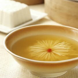 上湯火腿腐菊花 上湯火腿腐菊花