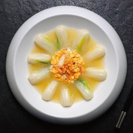 上湯金沙蟹肉娃娃菜 上湯金沙蟹肉娃娃菜