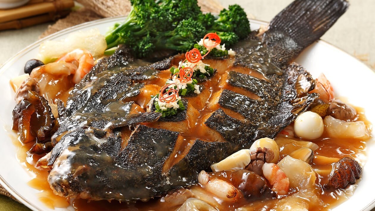 八味燒燴皇帝魚