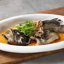 古法雙蠔蠔汁蒸魚 古法雙蠔蠔汁蒸魚