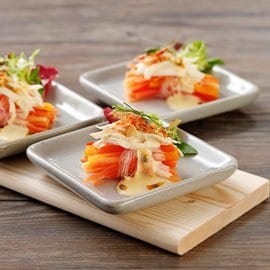 櫻花蝦百香木瓜沙拉