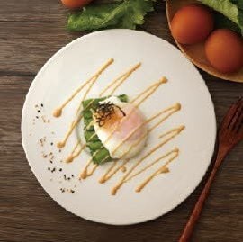 溫泉煮物油麥沙拉佐和風胡麻美玉白醬 溫泉煮物油麥沙拉佐和風胡麻美玉白醬