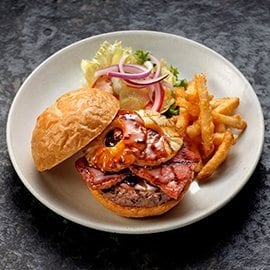 碳烤厚切培根鳳梨牛肉堡 碳烤厚切培根鳳梨牛肉堡