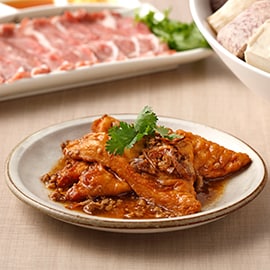 紅油滷肉炸豆包