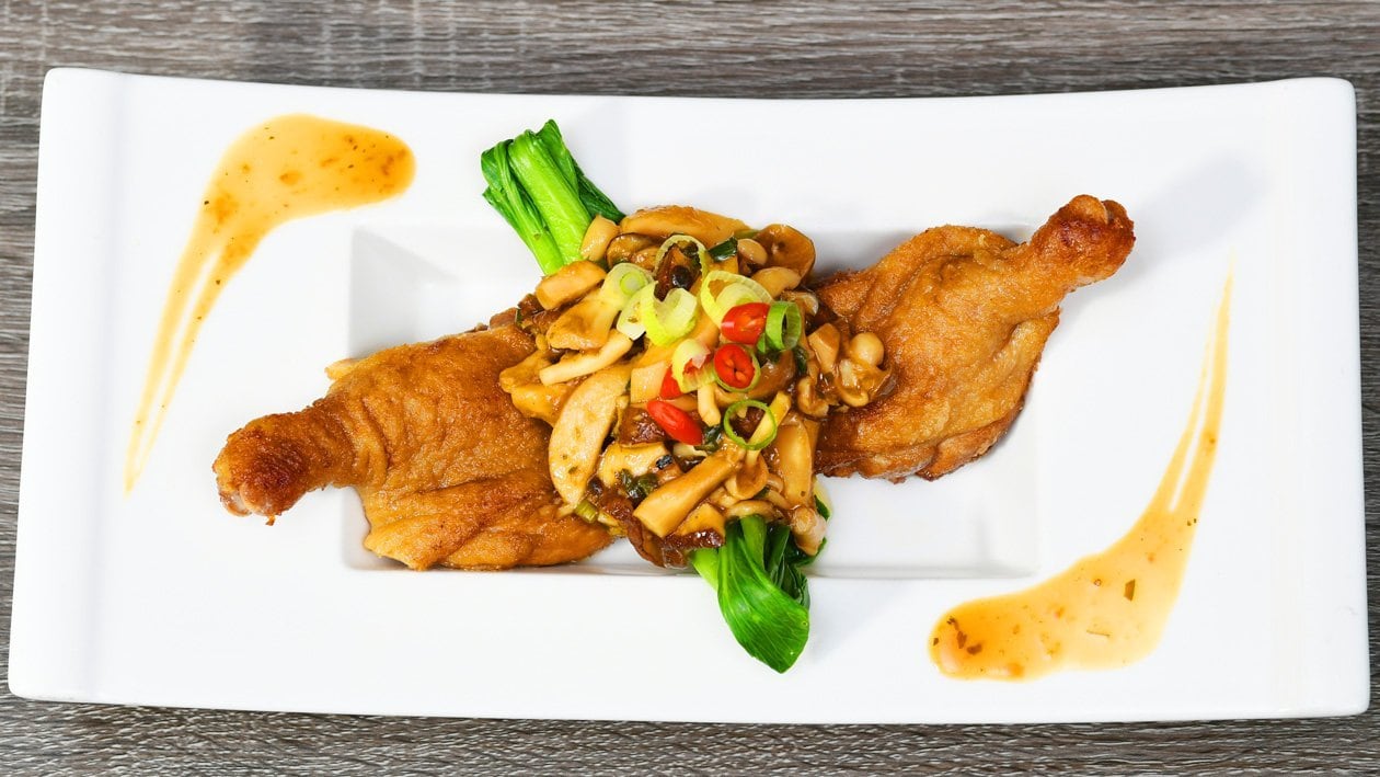 香煎低溫野菇鴨棒腿