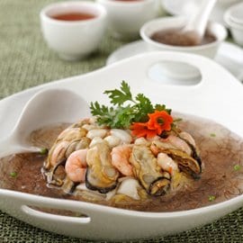 髮菜蠔豉海鮮羹 髮菜蠔豉海鮮羹