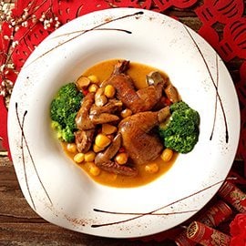 鴻運鳳眼果燒雞 鴻運鳳眼果燒雞